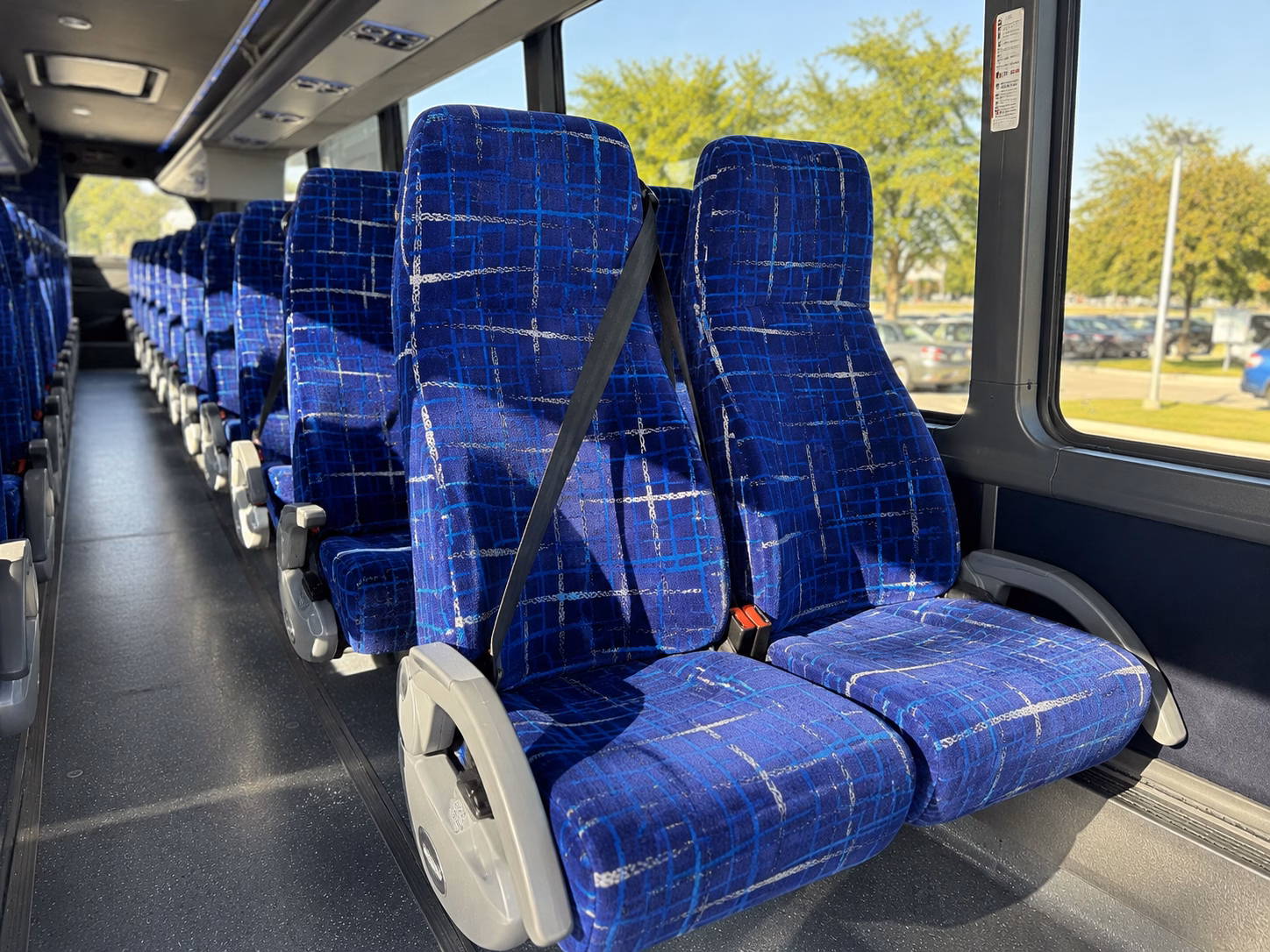 las cruces charter bus inside