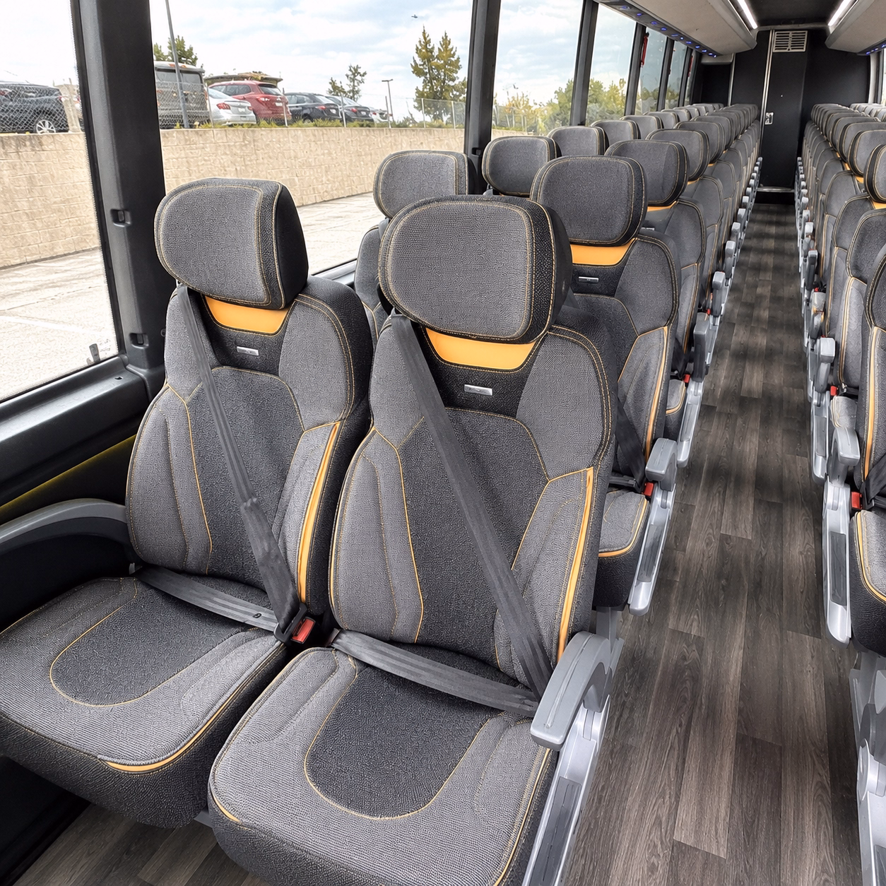 las cruces charter bus rental interior