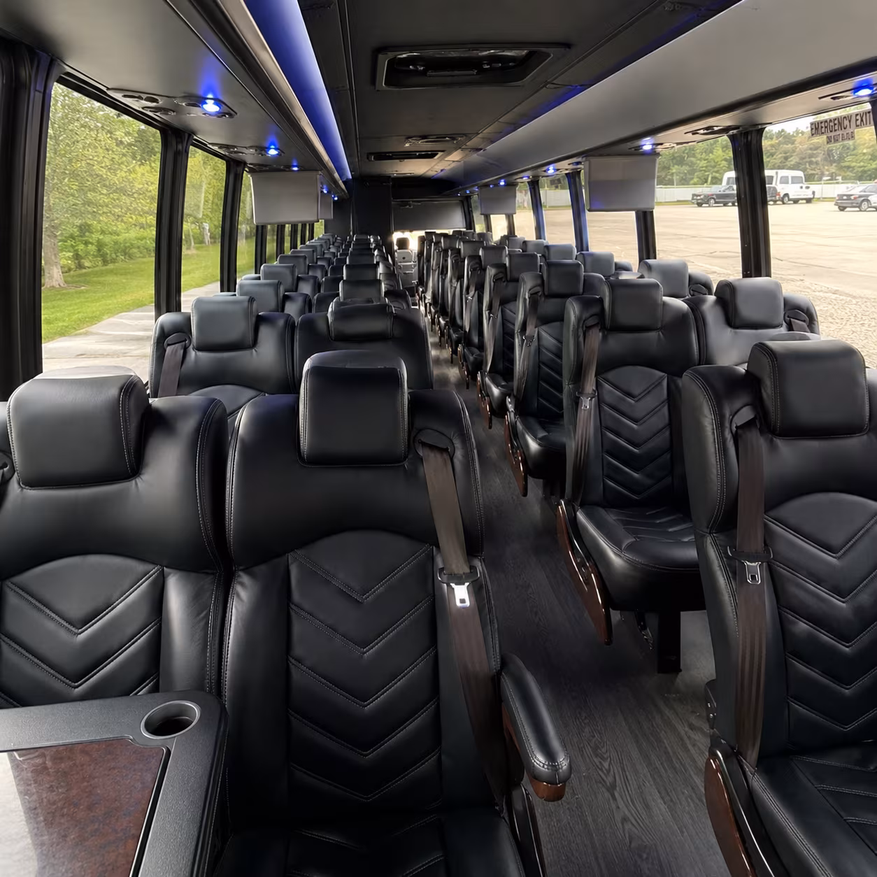las cruces wedding transportation onboard seating